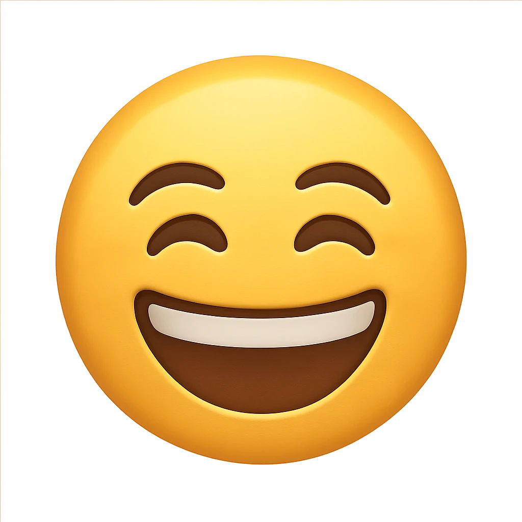 Based on these photos, make an emoji with facial features preserved emoji