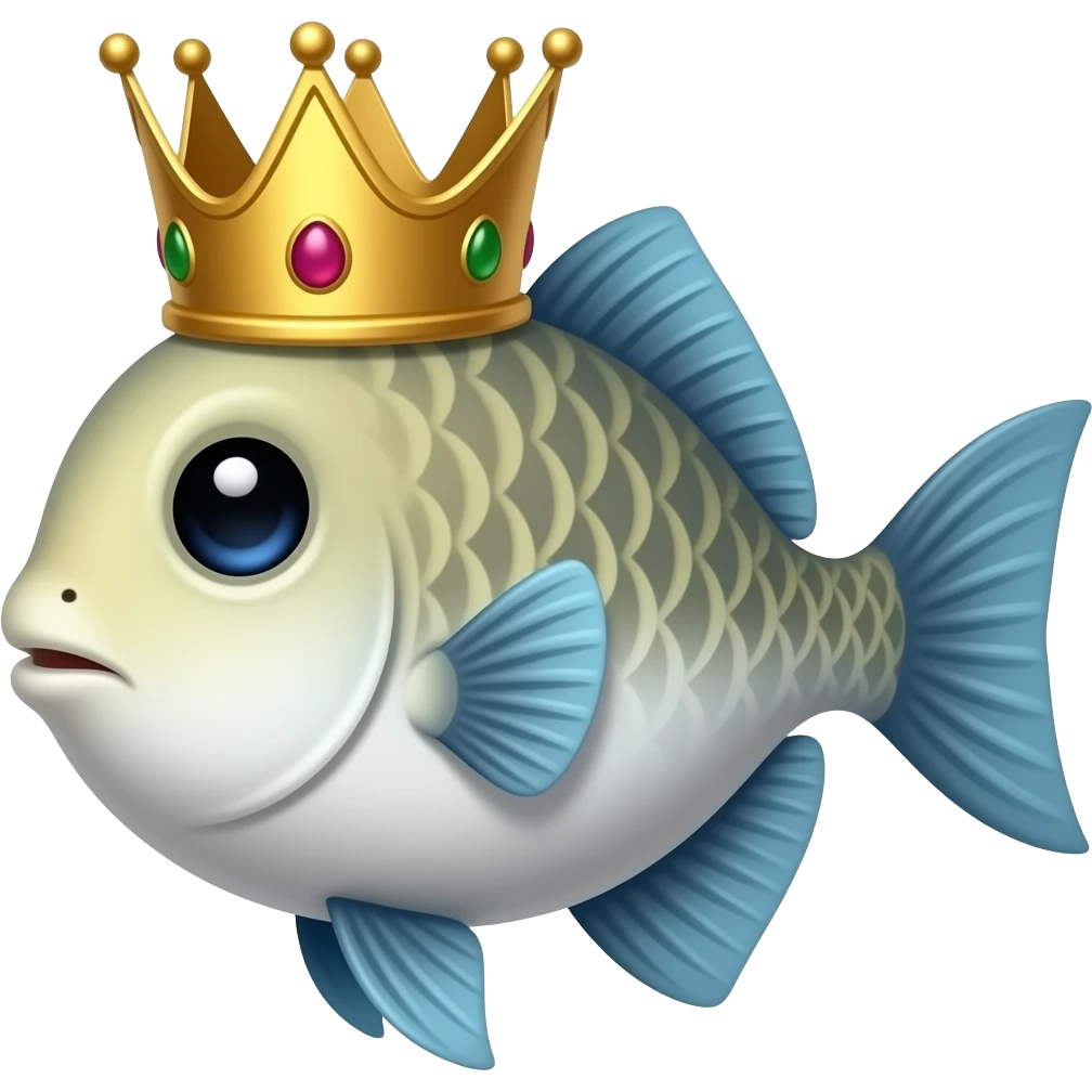 queen anglefish emoji emoji