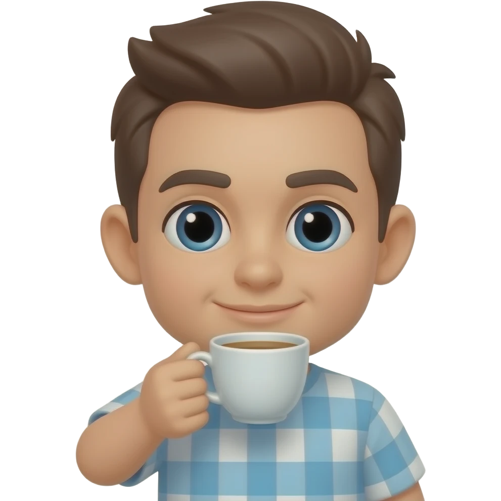 😶 with drinking tea NO PERSON EXCEPT THIS EMJI AND ADD TEA emoji