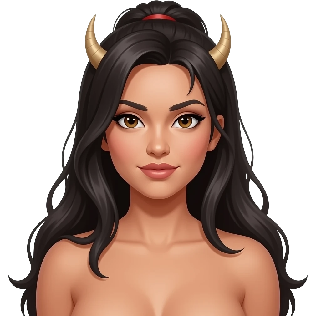 sexy Muay thai female monster remove everything but the girl and change her hair to dark also make her naked More monster, more naked emoji