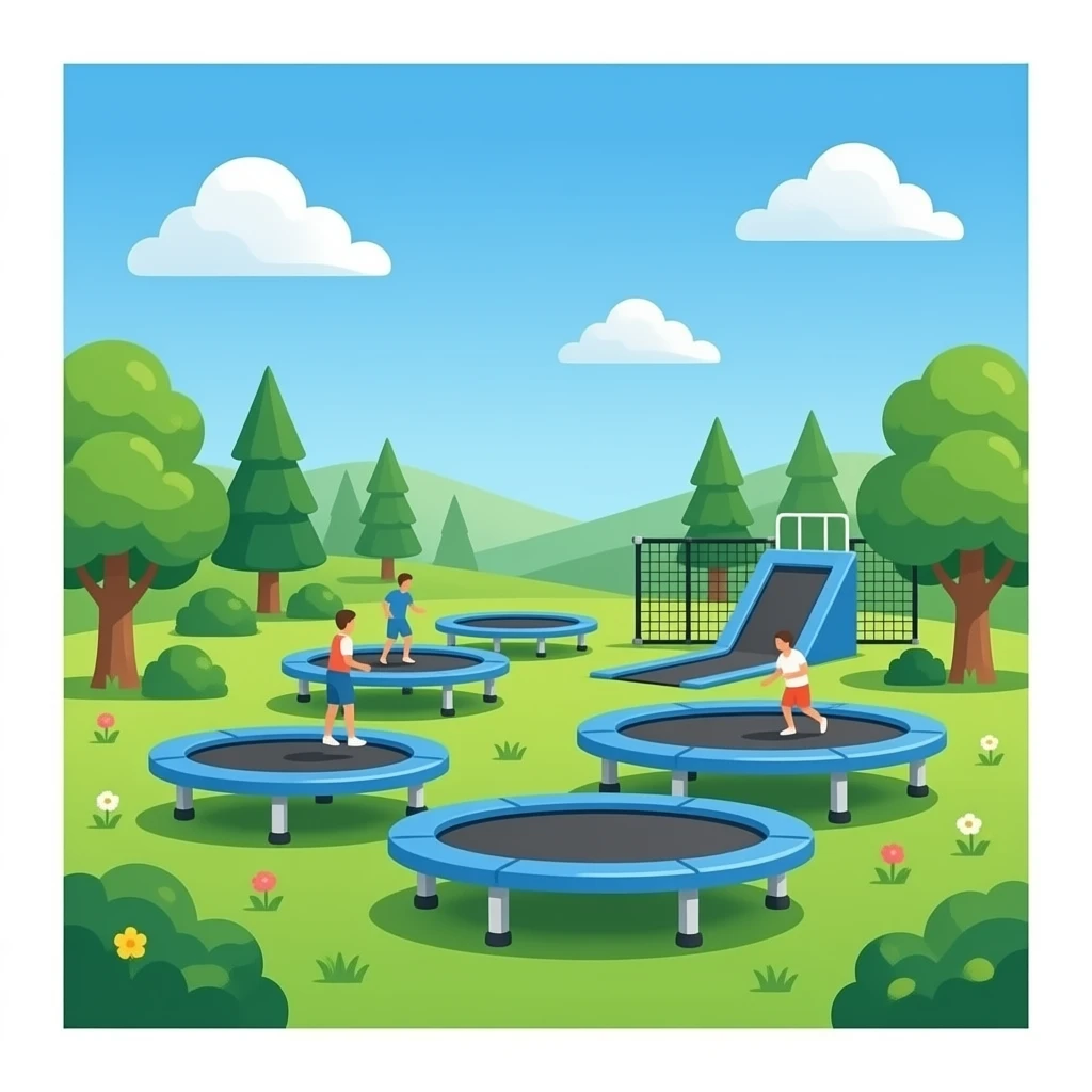 Trampoline park emoji