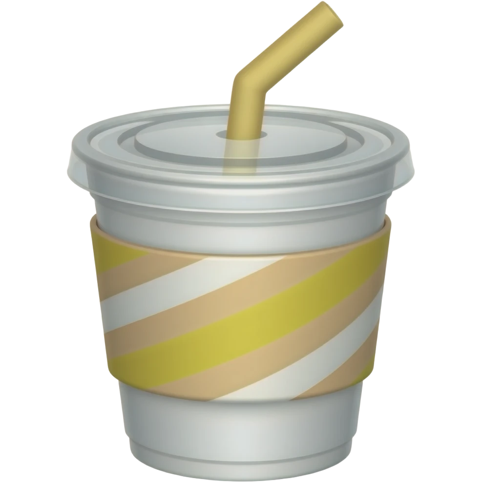 Cup with Straw emoji