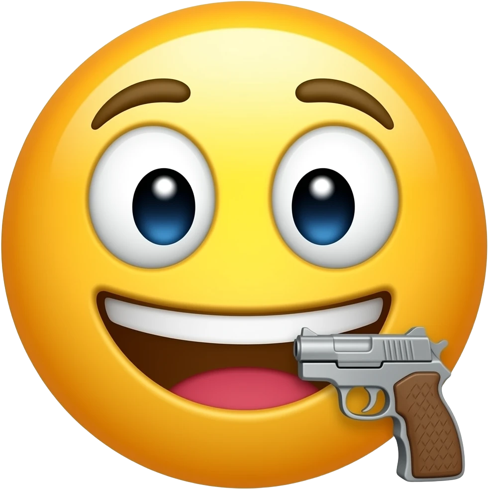 one smile emoji live suside by gun lego style emoji