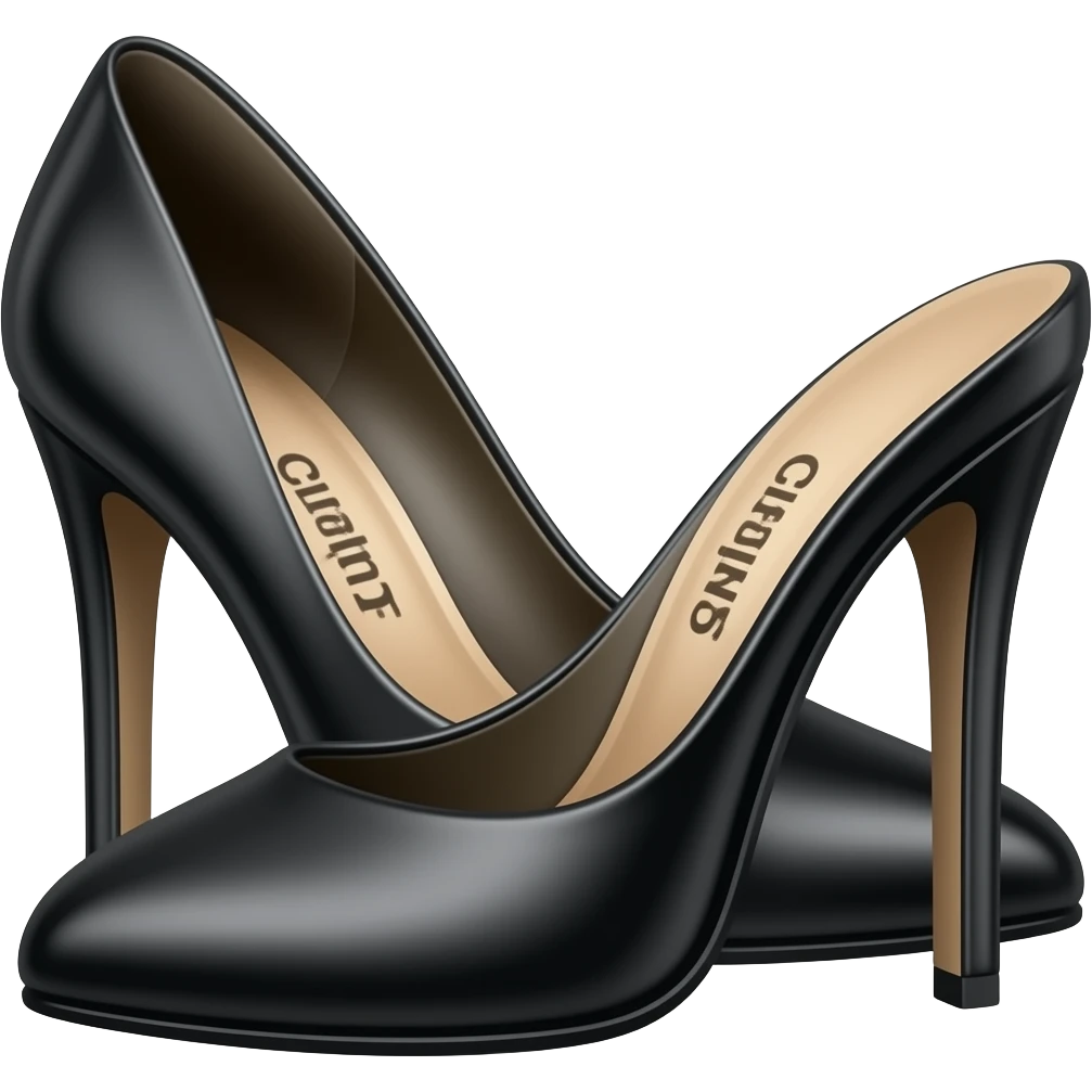 Black heels emoji