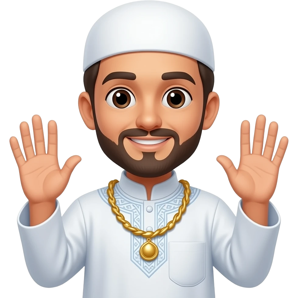 Eid mubarak pose emoji