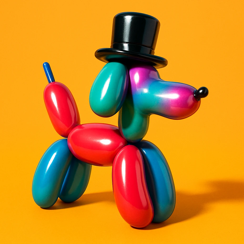 dog with tophat emoji