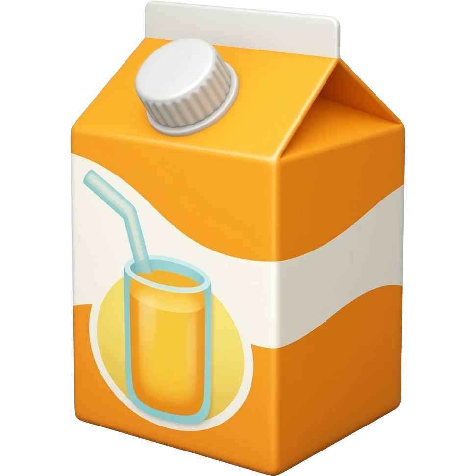 orange juice carton emoji