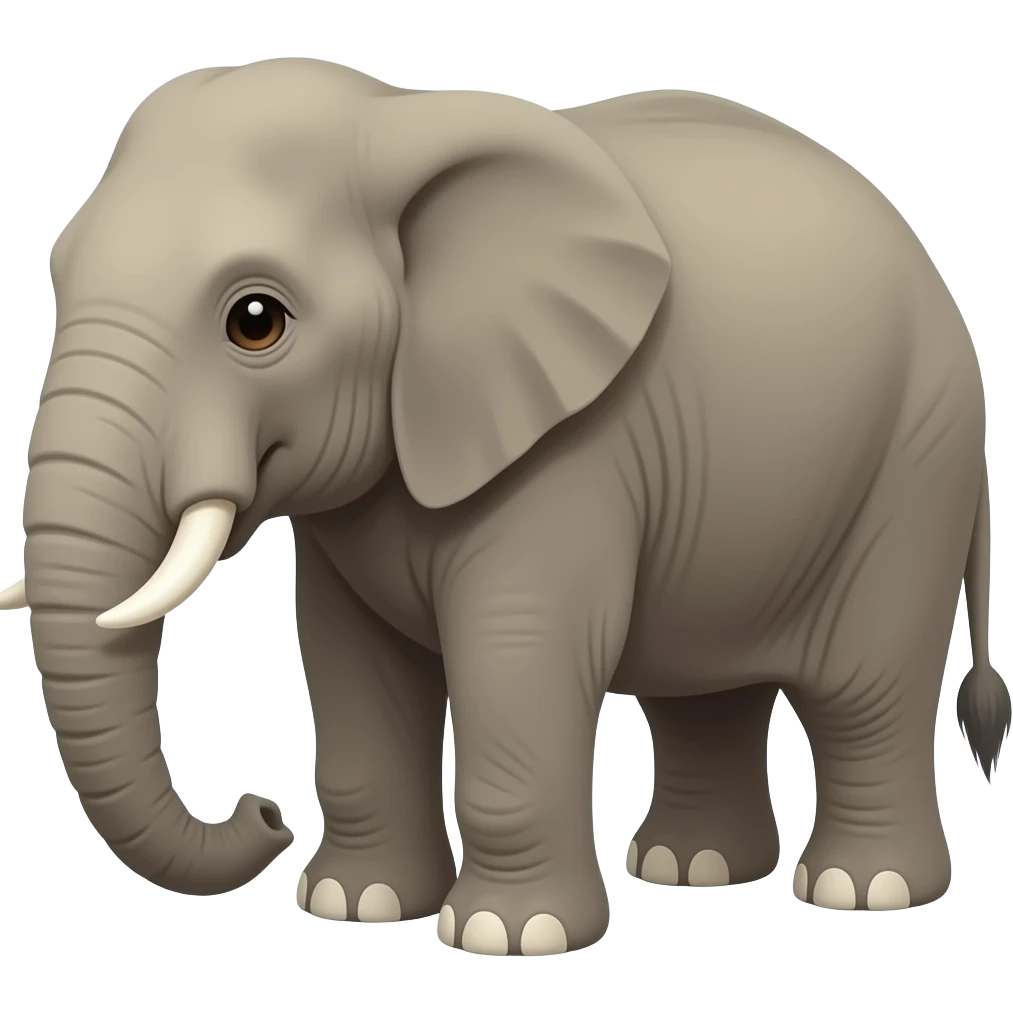 coconut + elephant emoji