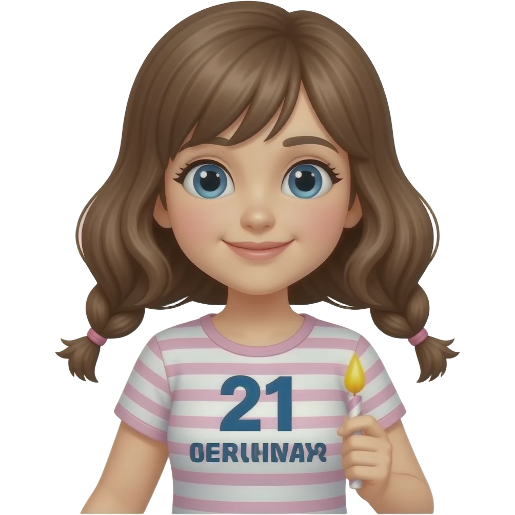 happy 21st birthday Anna poster emoji