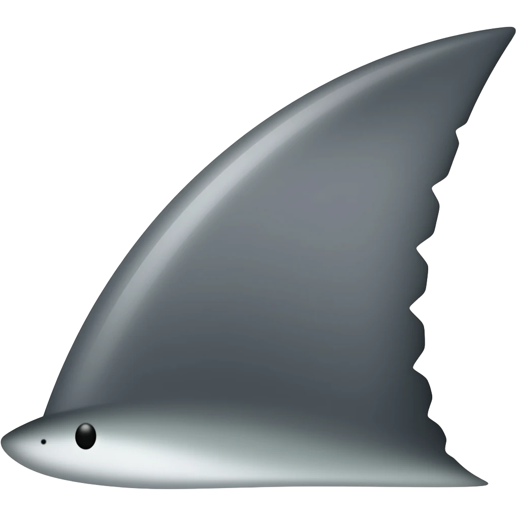 상어 지느러미 emoji