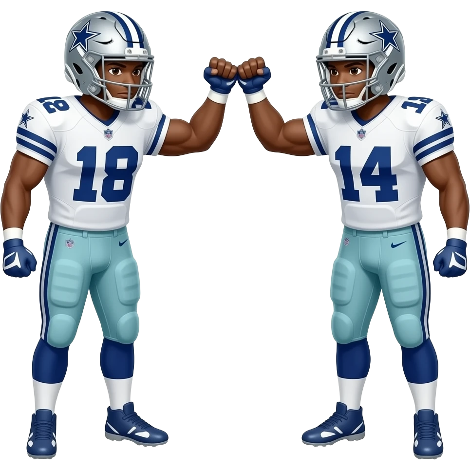 Dallas Cowboys  with fist bump emoji