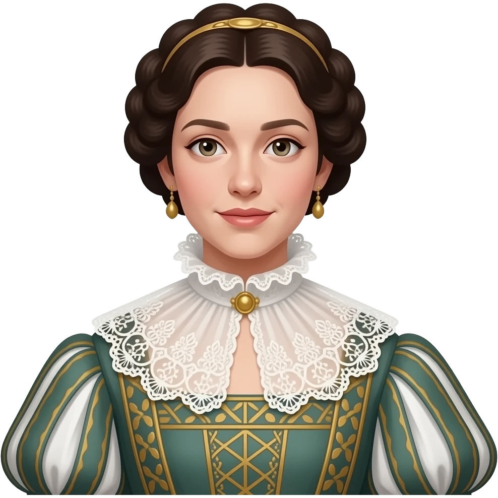 Renaissance girl emoji