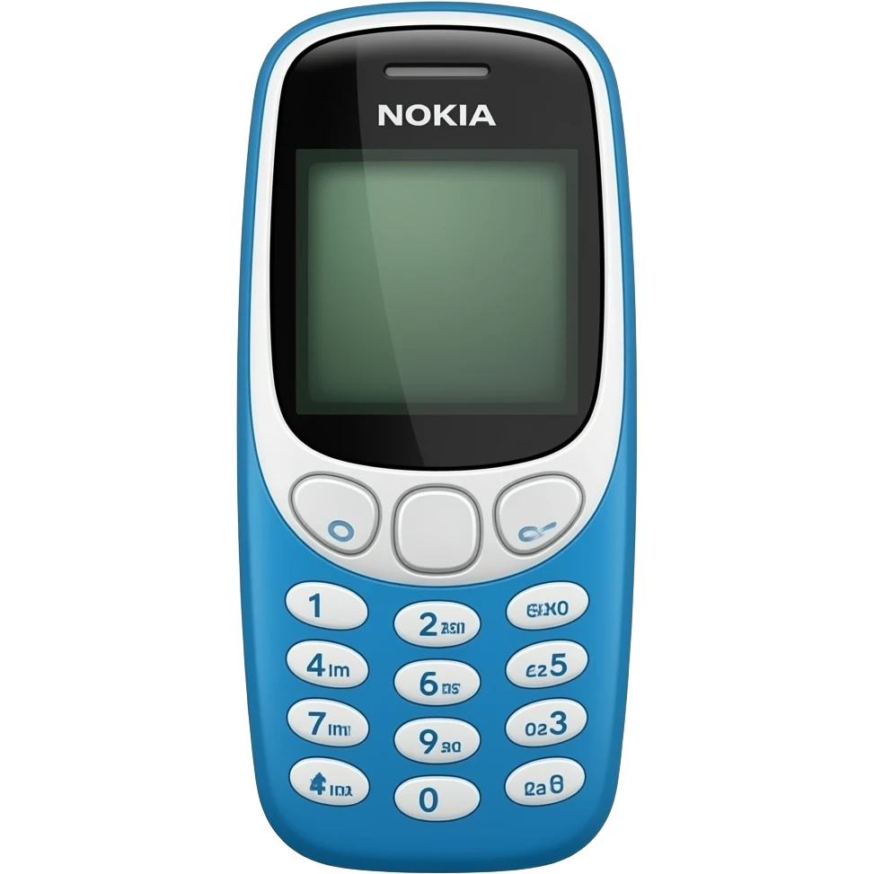 Nokia-3010-bleuemarine emoji