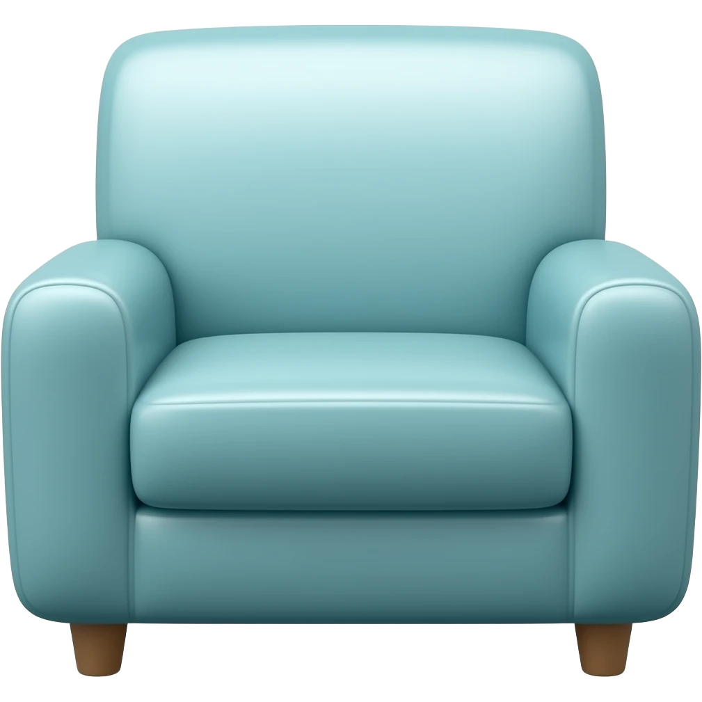 a couch emoji in the color 1c81d2 emoji