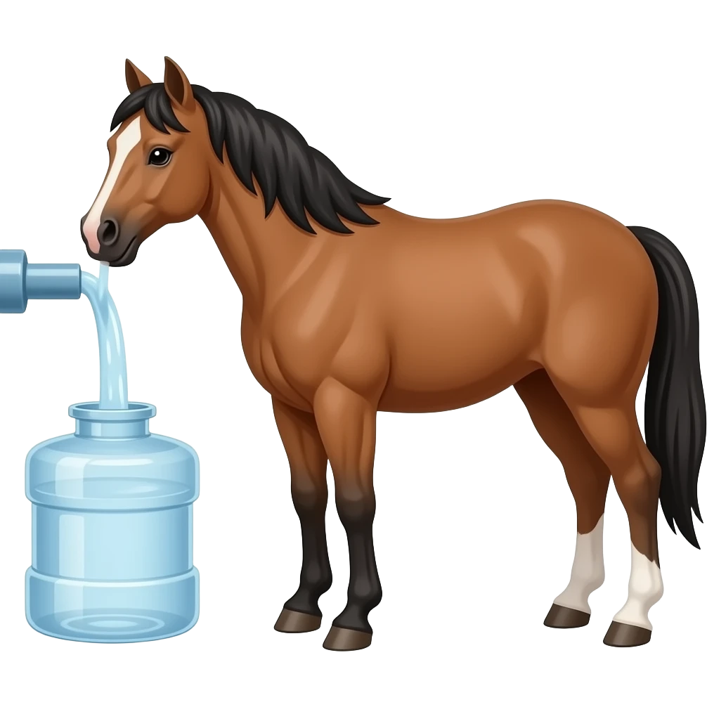 horse drink holder emoji