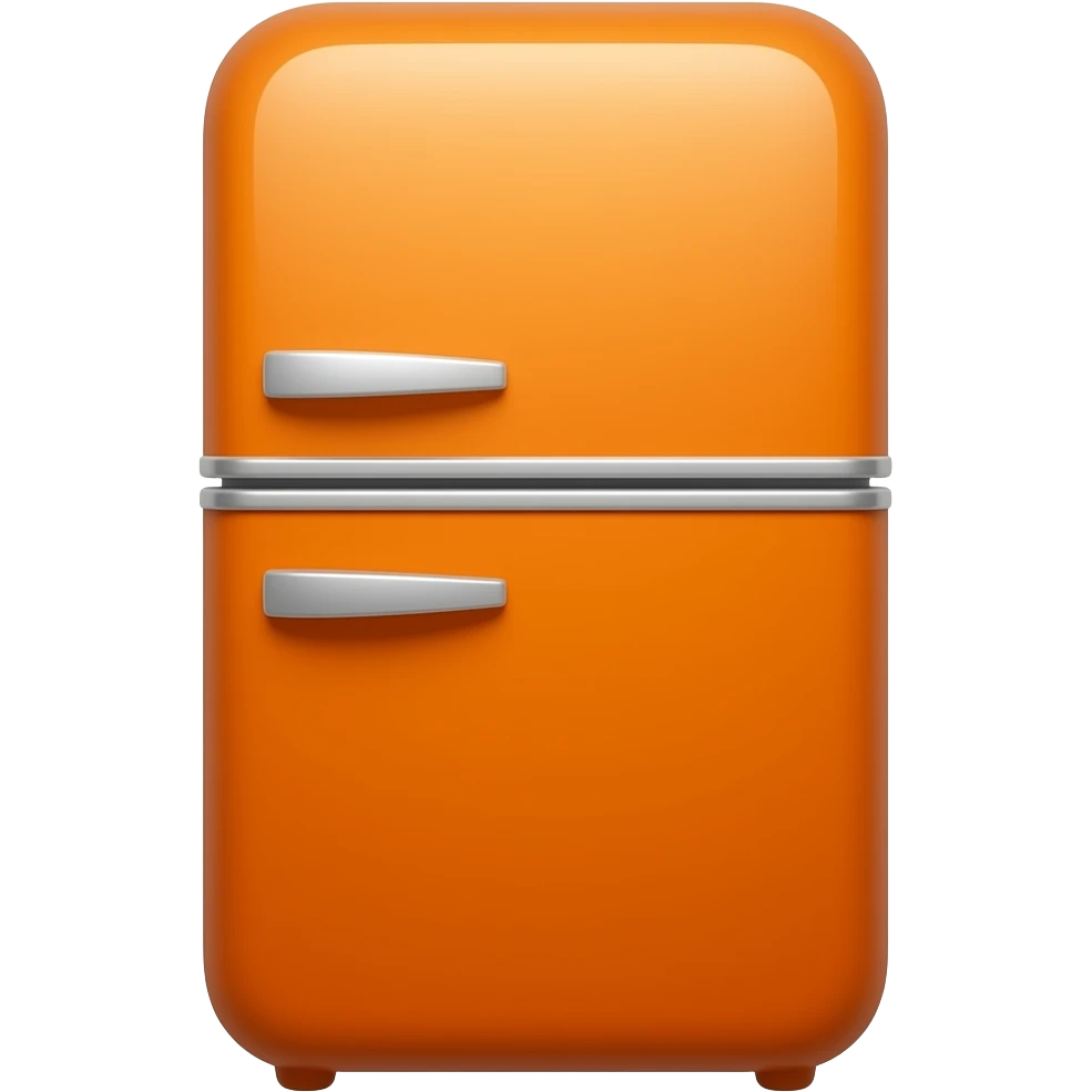 orange refrigerator emoji