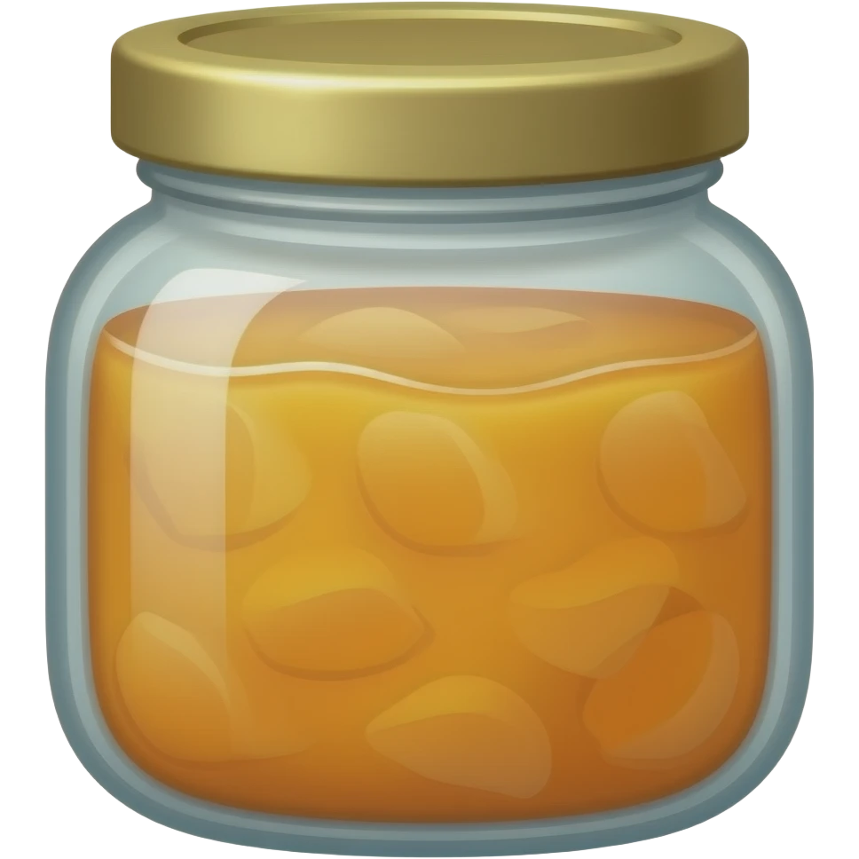 jar of peach jam emoji