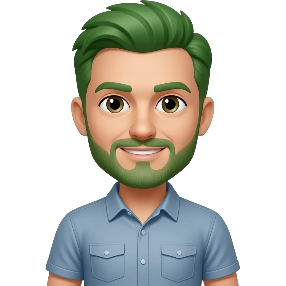 Green Avatar man emoji