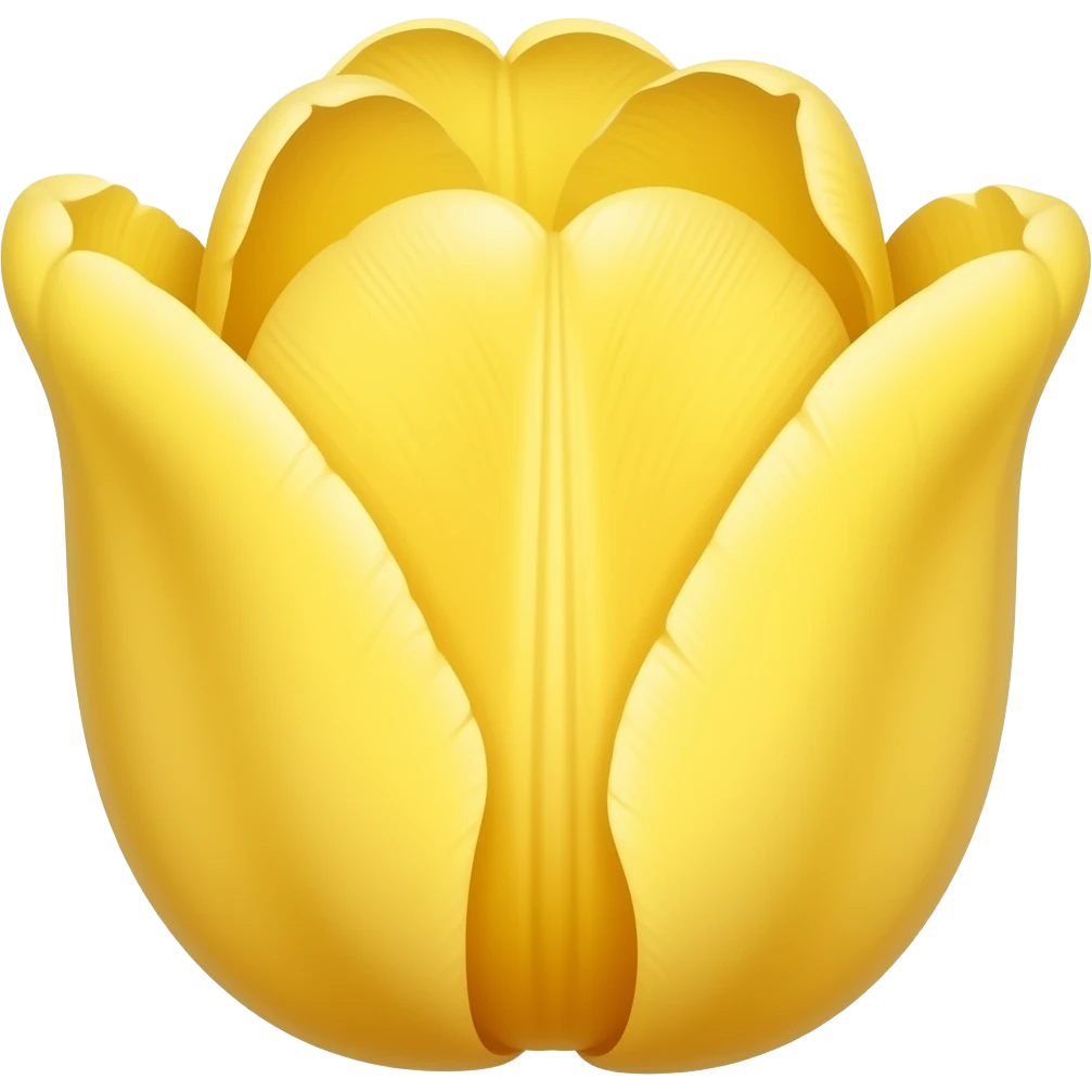 нарисуй желтый бахромчатый тюльпан emoji