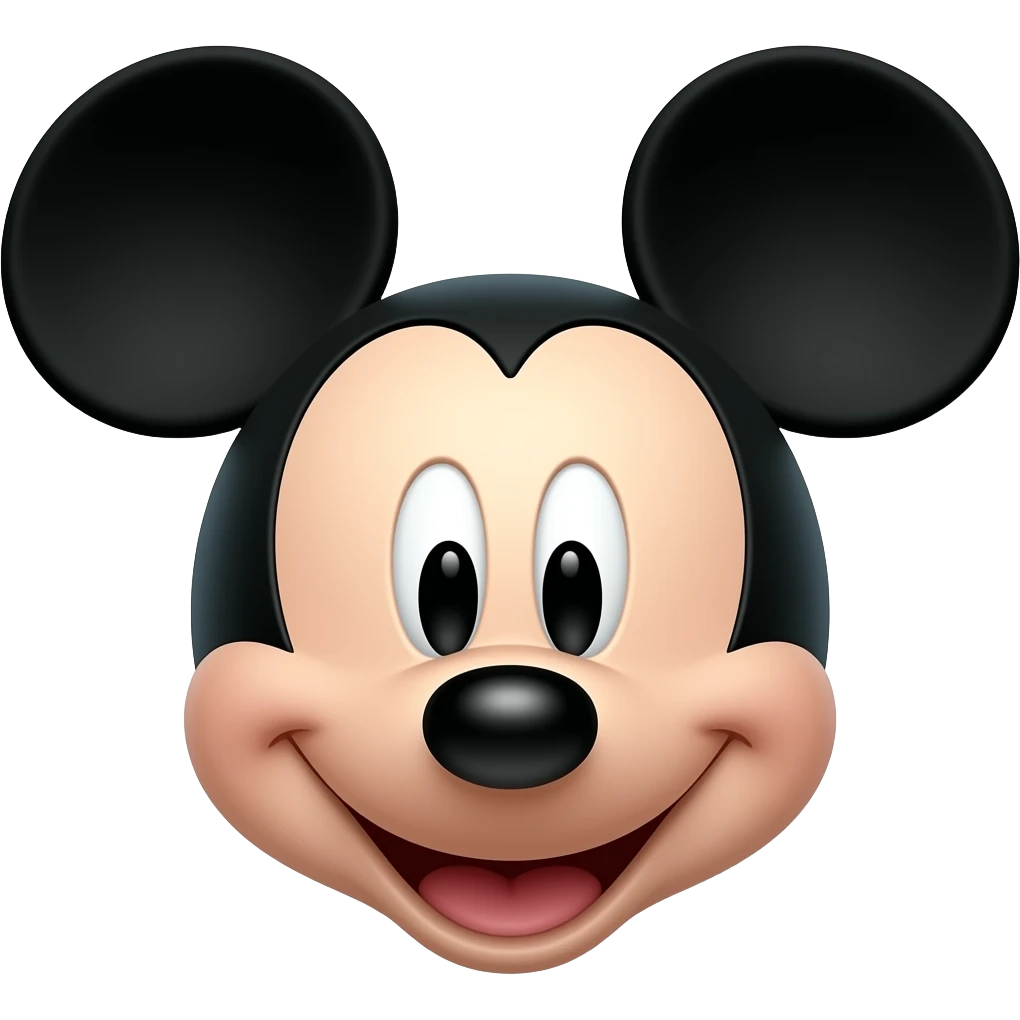 I want to create Mickey mouse emoji