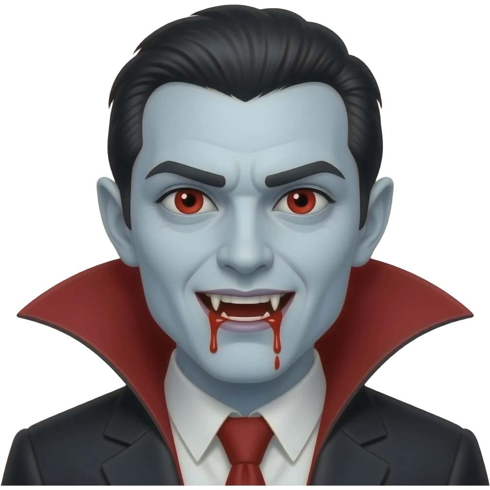 Take a bite vampire emoji