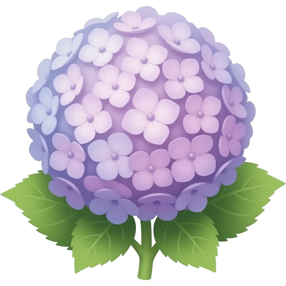 hydrangeas emoji