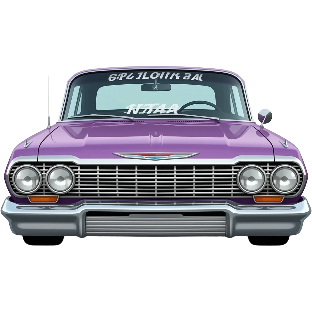 A 1964 Chevy Impala Lowrider emoji
