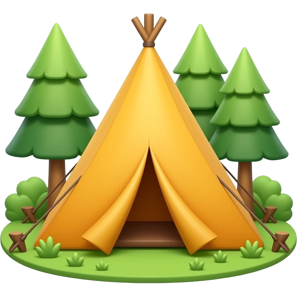 Camping food emoji