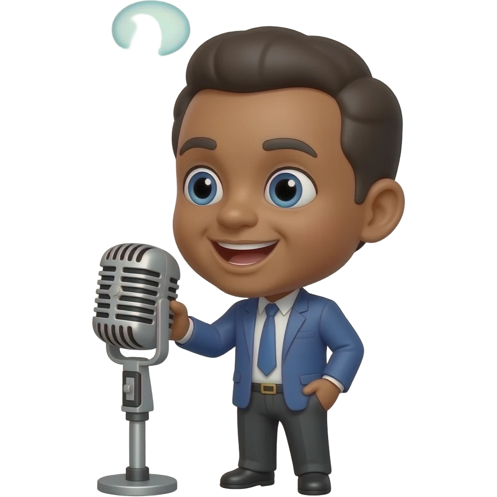 crea una imagen que represete el habla emoji