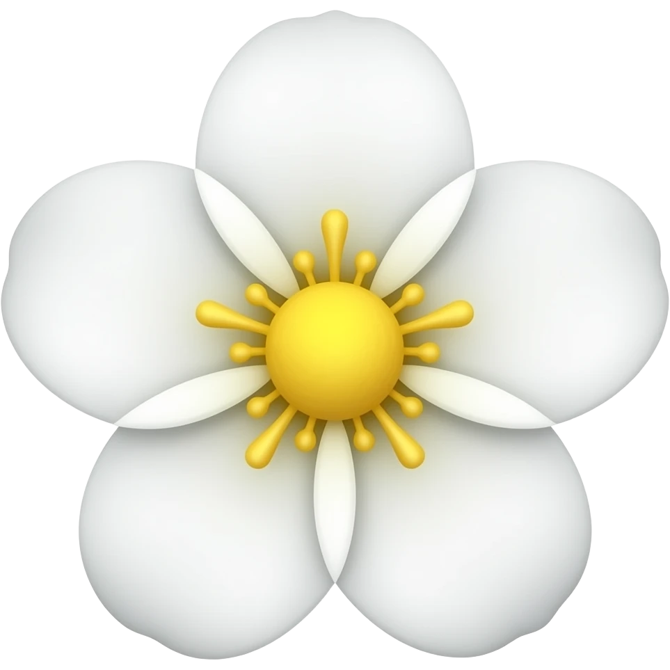 White flower emoji