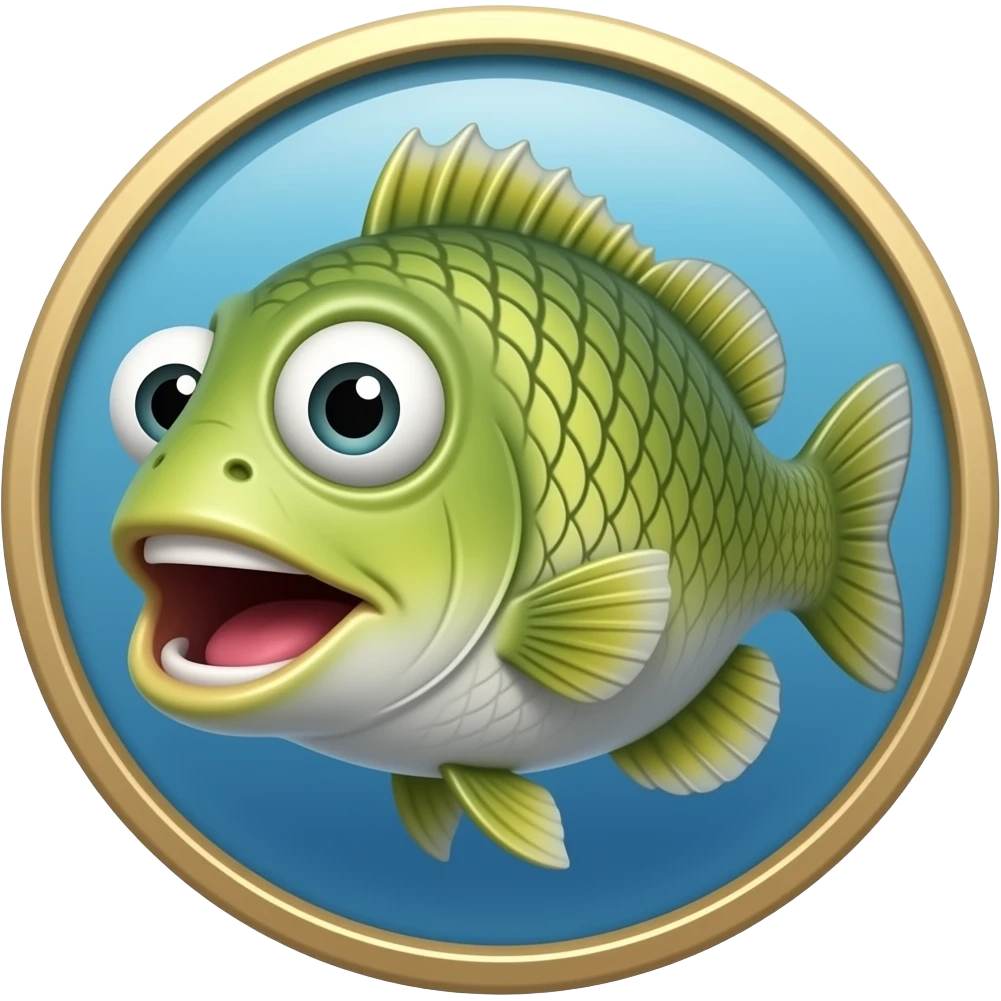 big mouth Billy Bass on a plaque emoji