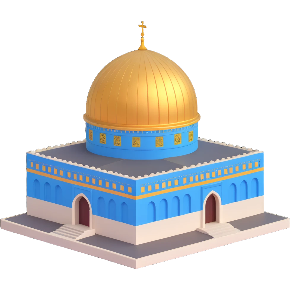 Dome of the rock, Jerusalem emoji