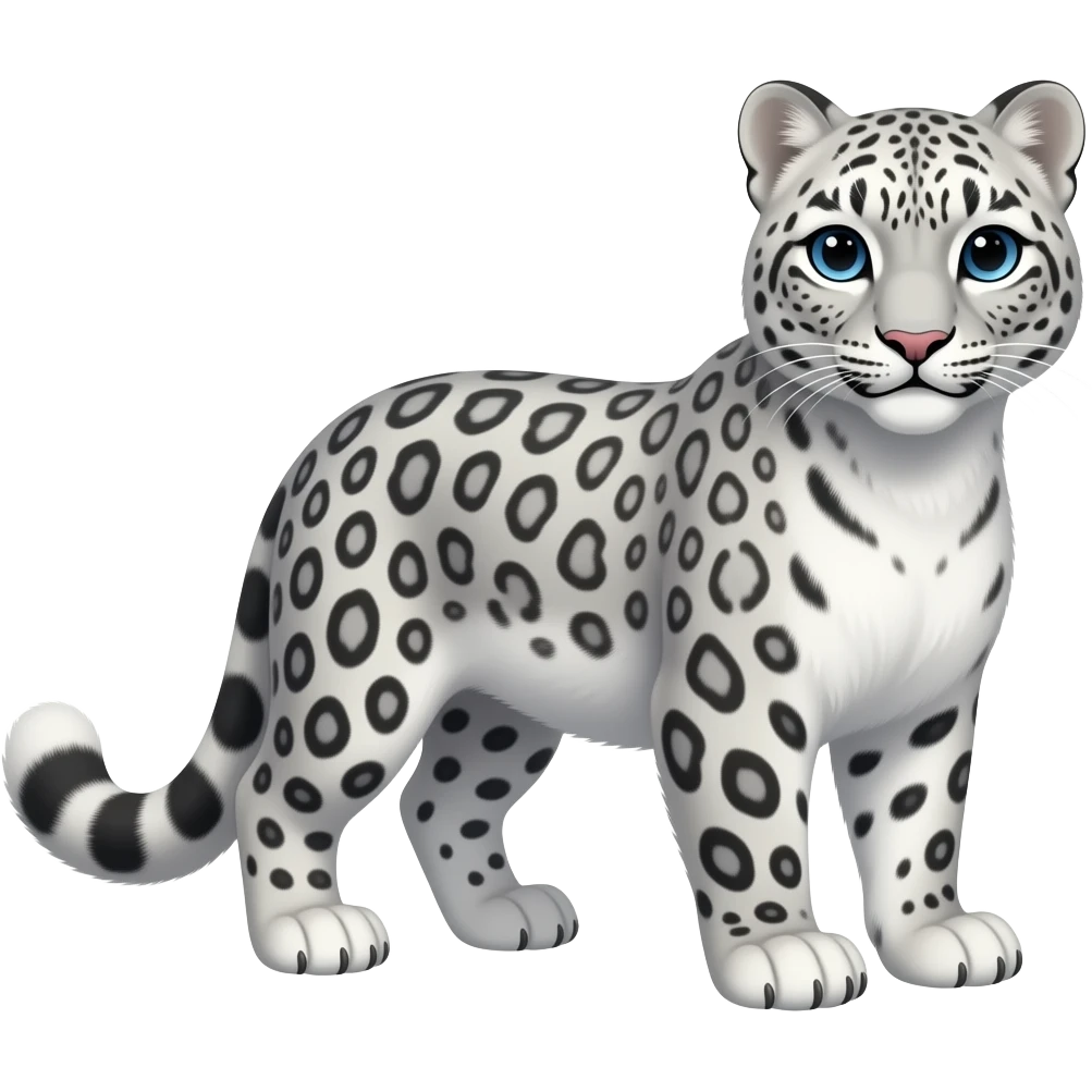 Snow leopard emoji