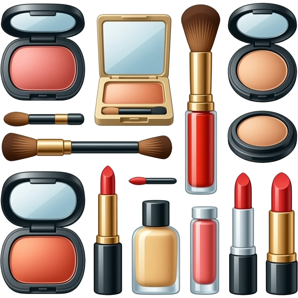 make-up collection vintage emoji