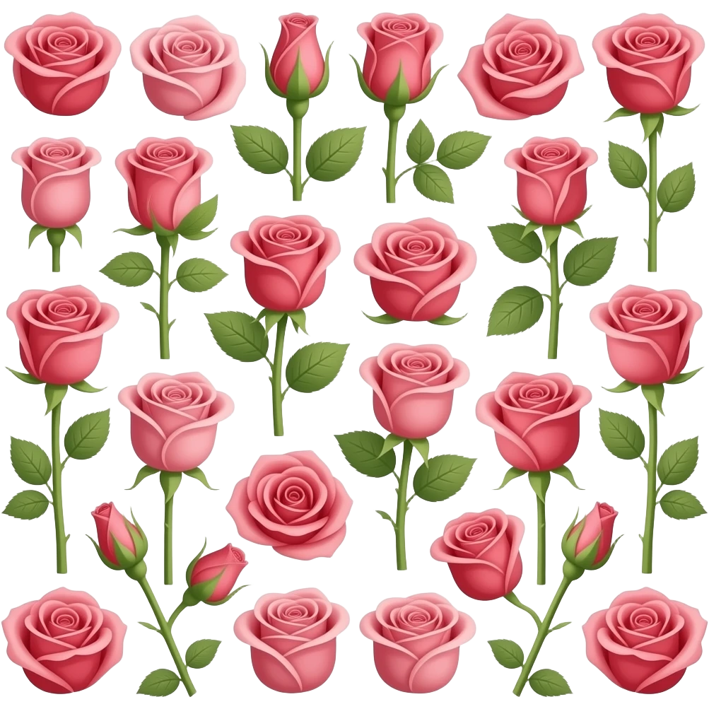 200  roses emoji