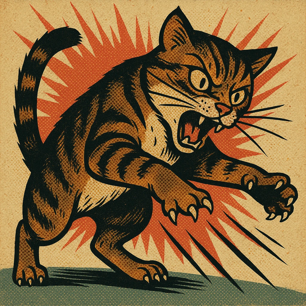 cat attack emoji