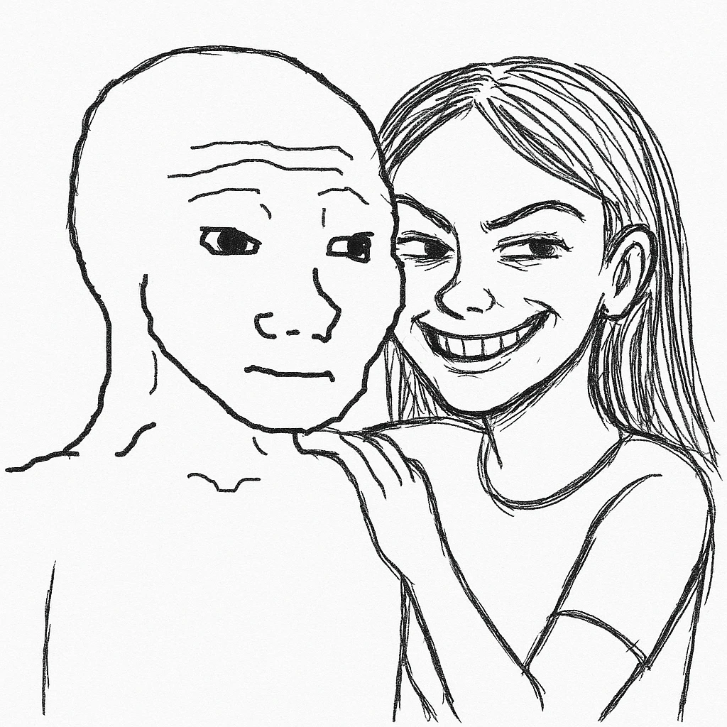 与女朋友想坏坏的表情 emoji