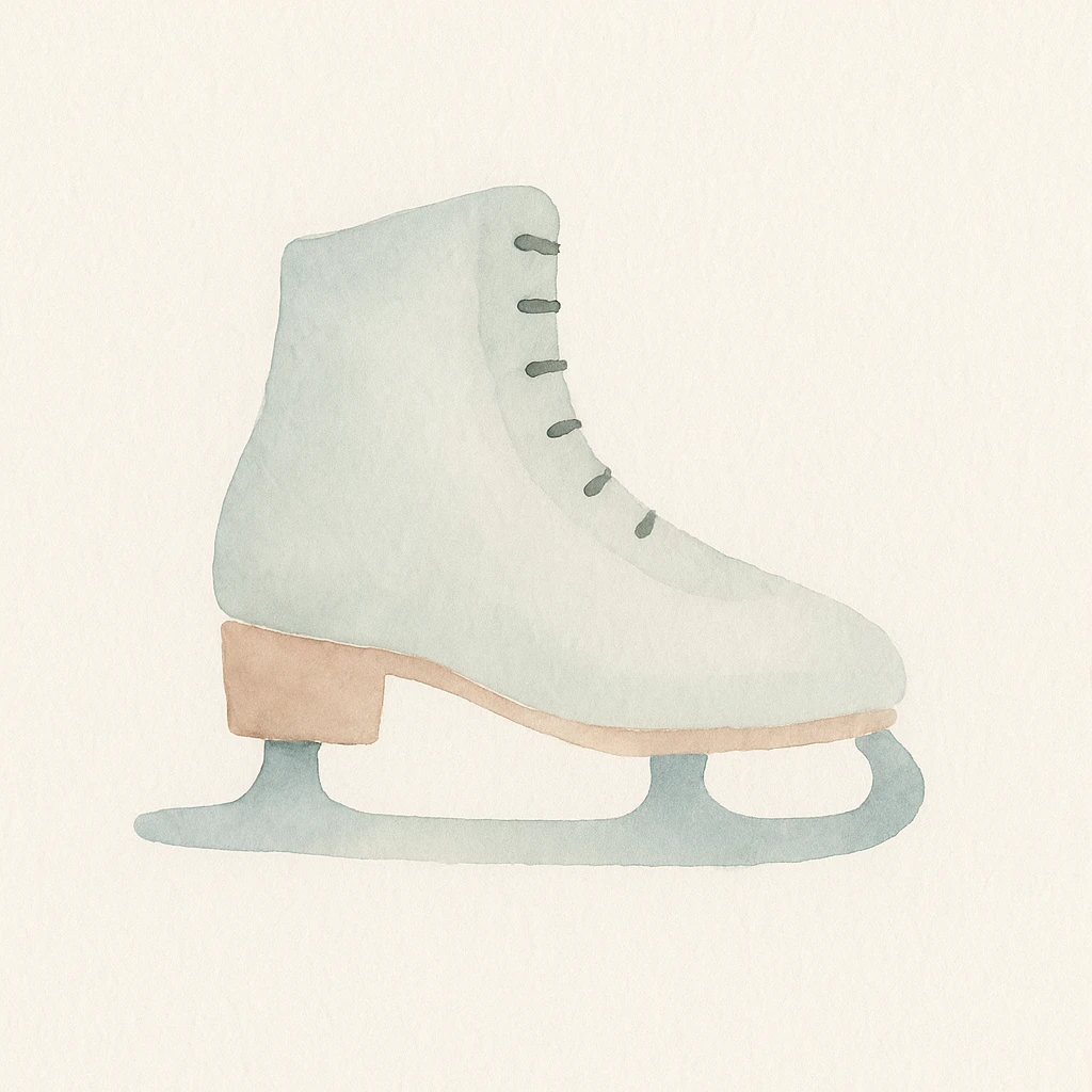 patin à glace emoji