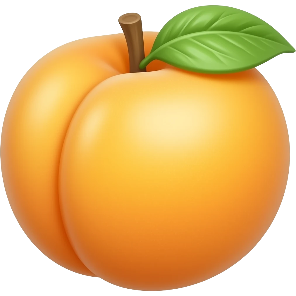 Apricot emoji