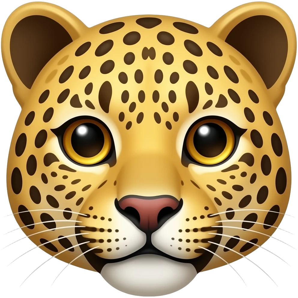 Cheetah print emoji