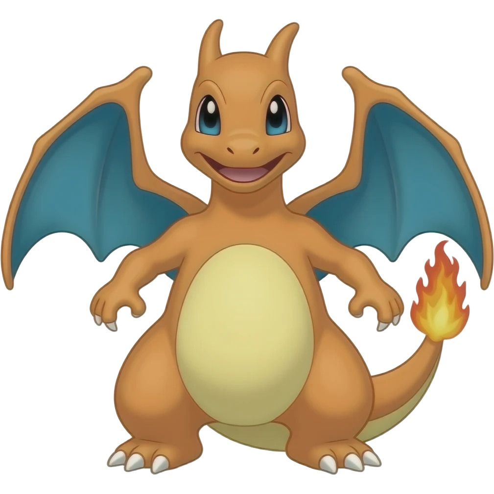 Un emoji qui ressembke vraiment a dracaufeu emoji