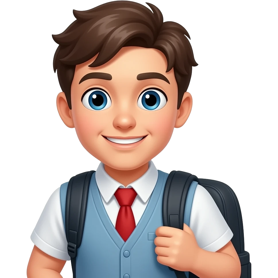 genera emoji de estudiantes de secundaria diciendo adiós emoji