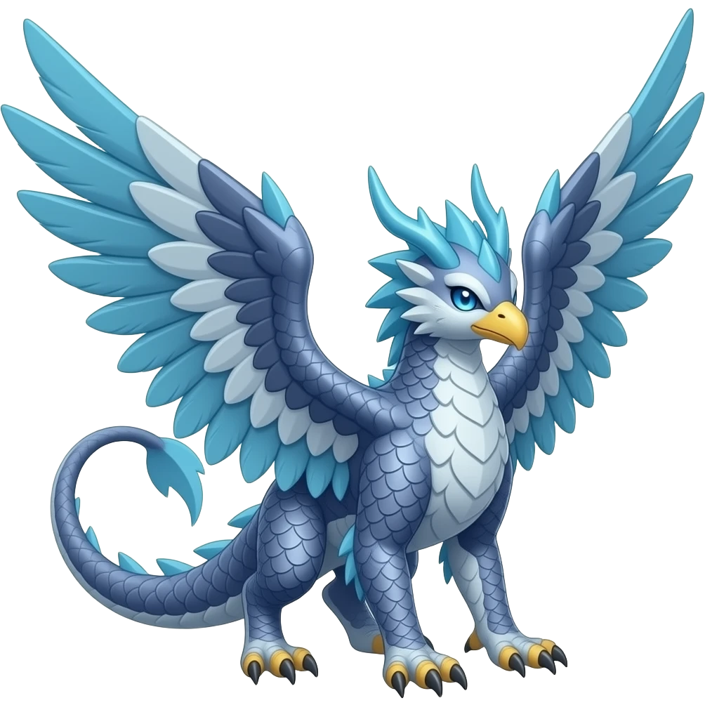 Chimera-Griffin-Gryphon-Silvally-Trico-hybrid-animal, full body emoji