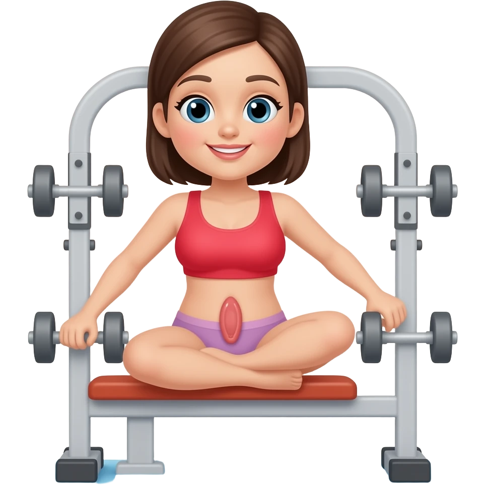 Girlfriend vaginas geting a work outmed emoji