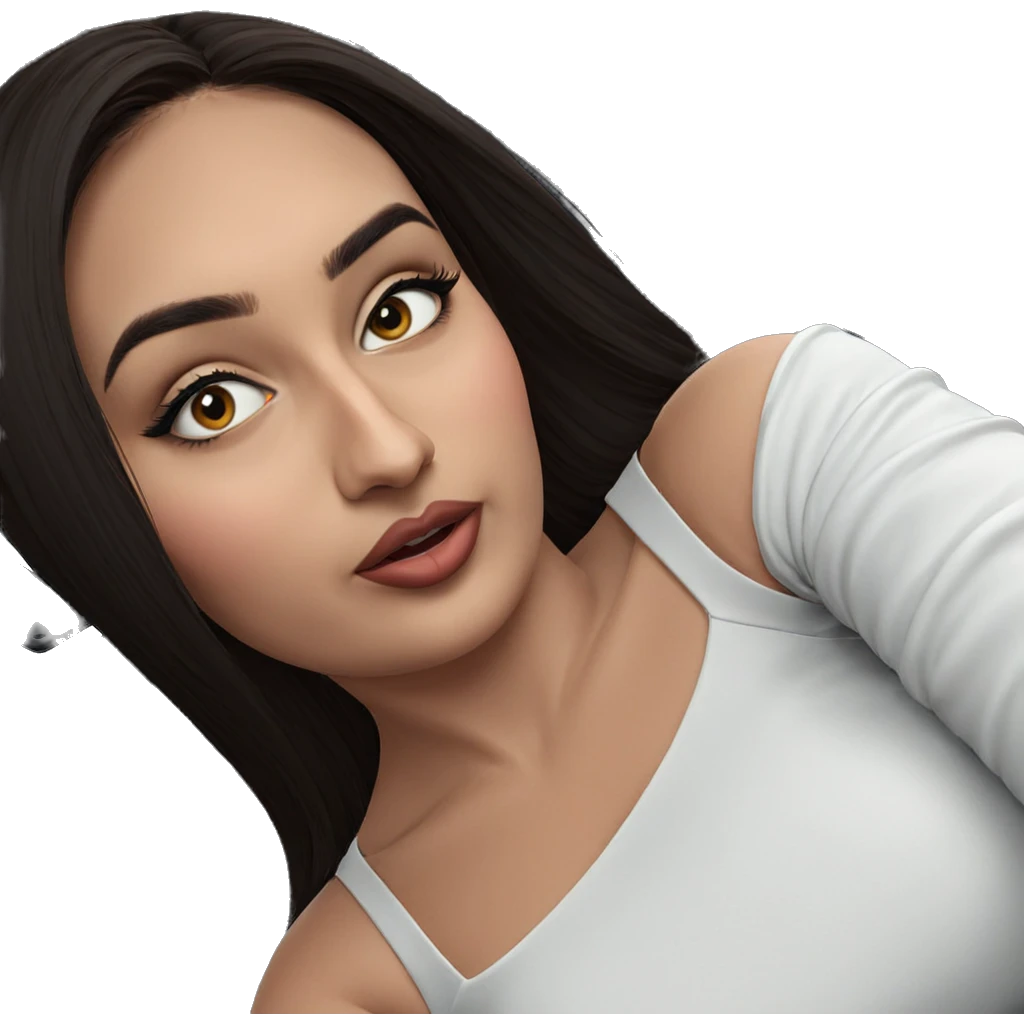 girl in car interior emoji