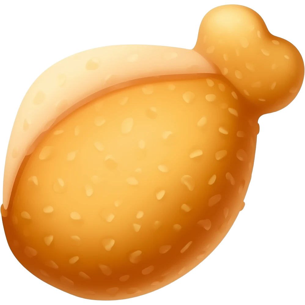 Chicken nugget emoji