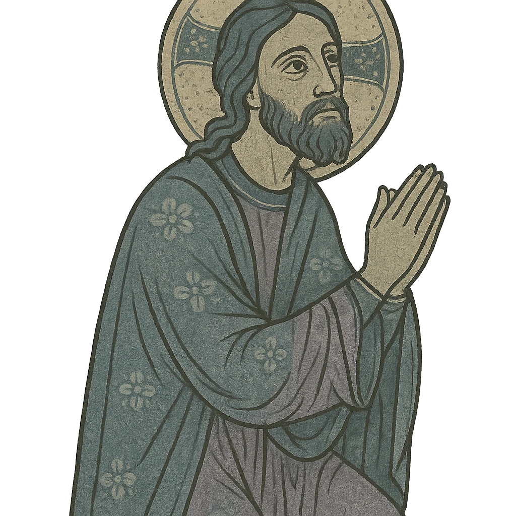 jesus praying  emoji