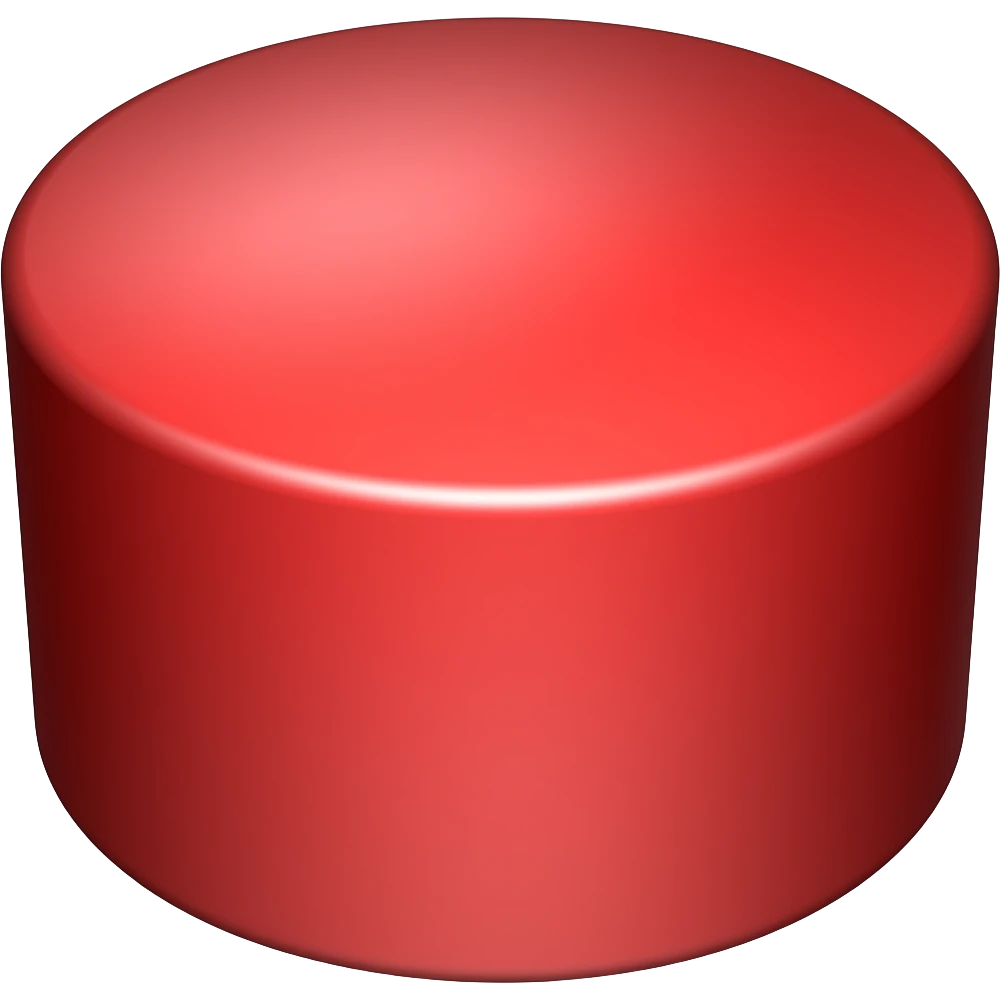 red cylinder block emoji