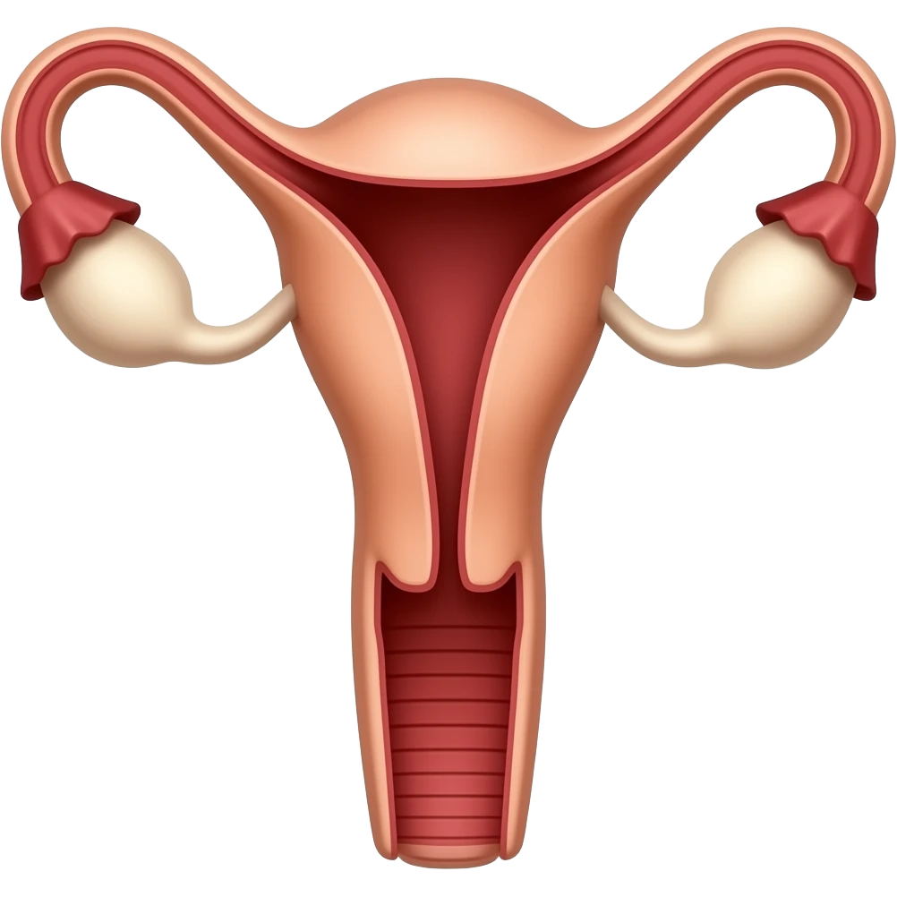 Female reproductive system from outside emoji