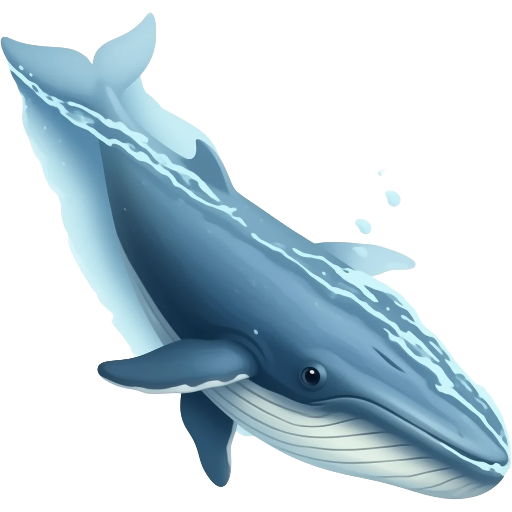 a whale underwater top view emoji